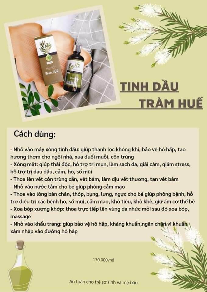 Tinh Dầu Tràm Huế Hồng Tâm