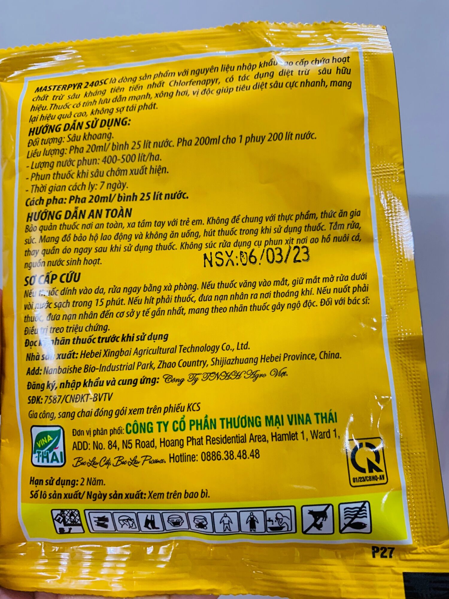 CHIM SÂU gói 25ml_Đặc Trị Sâu Kháng Thuốc