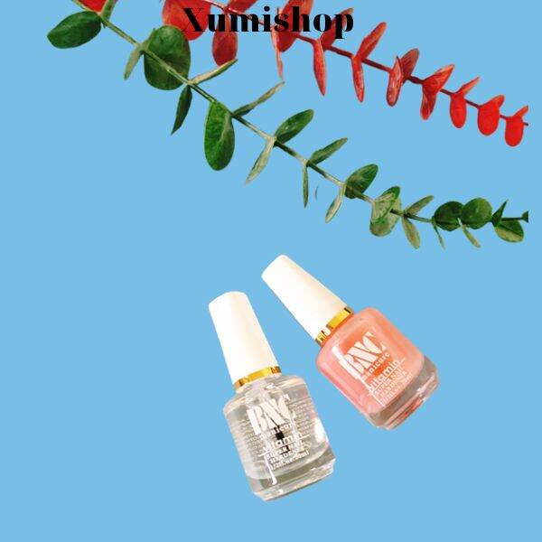 Sơn Bóng Móng Tay Màu Hồng Trắng Chăm Sóc Móng Làm Mail Đẹp Tại Nhà 20Ml Xumishop