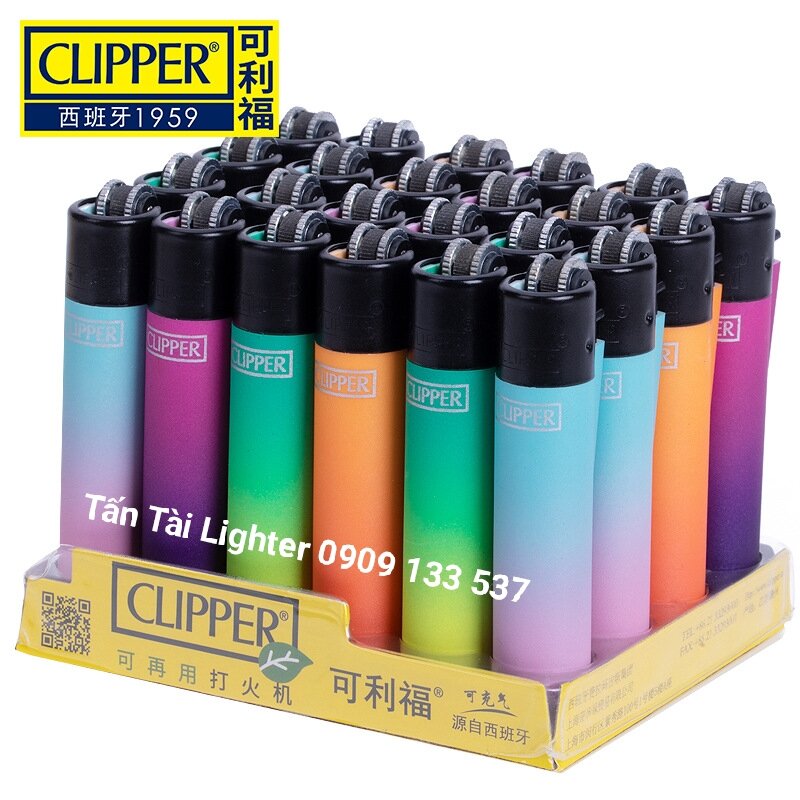 Clipper chính hãng phủ màu cực đẹp - phụ kiện quẹt