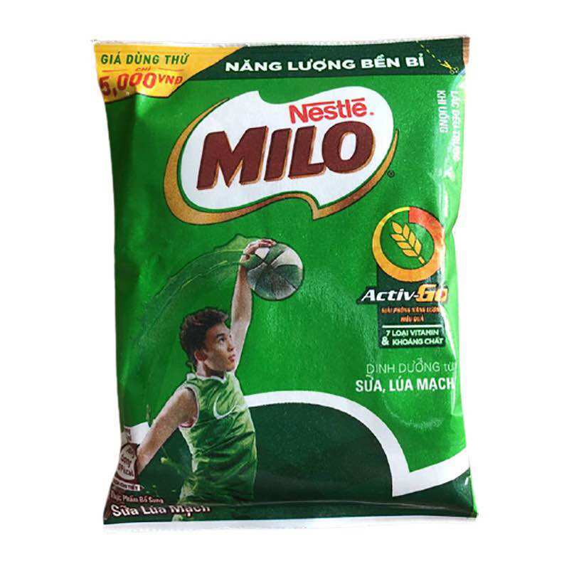 Sữa Milo uống liền thùng 24 bịch x 180ml