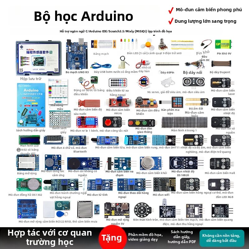Learning Kit Development Board Single Chip Microcontroller Programming Giá 972,000 Đồng*Miễn phí vận chuyển