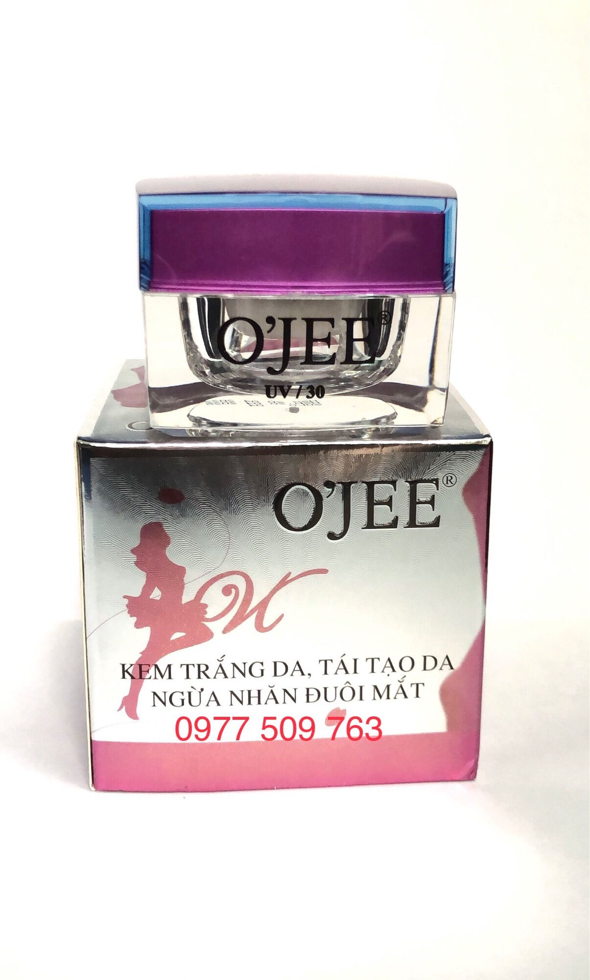 Kem OJEE Dưỡng Trắng Tái Tạo Da Ngừa Nhăn Đuôi Mắt 25gr