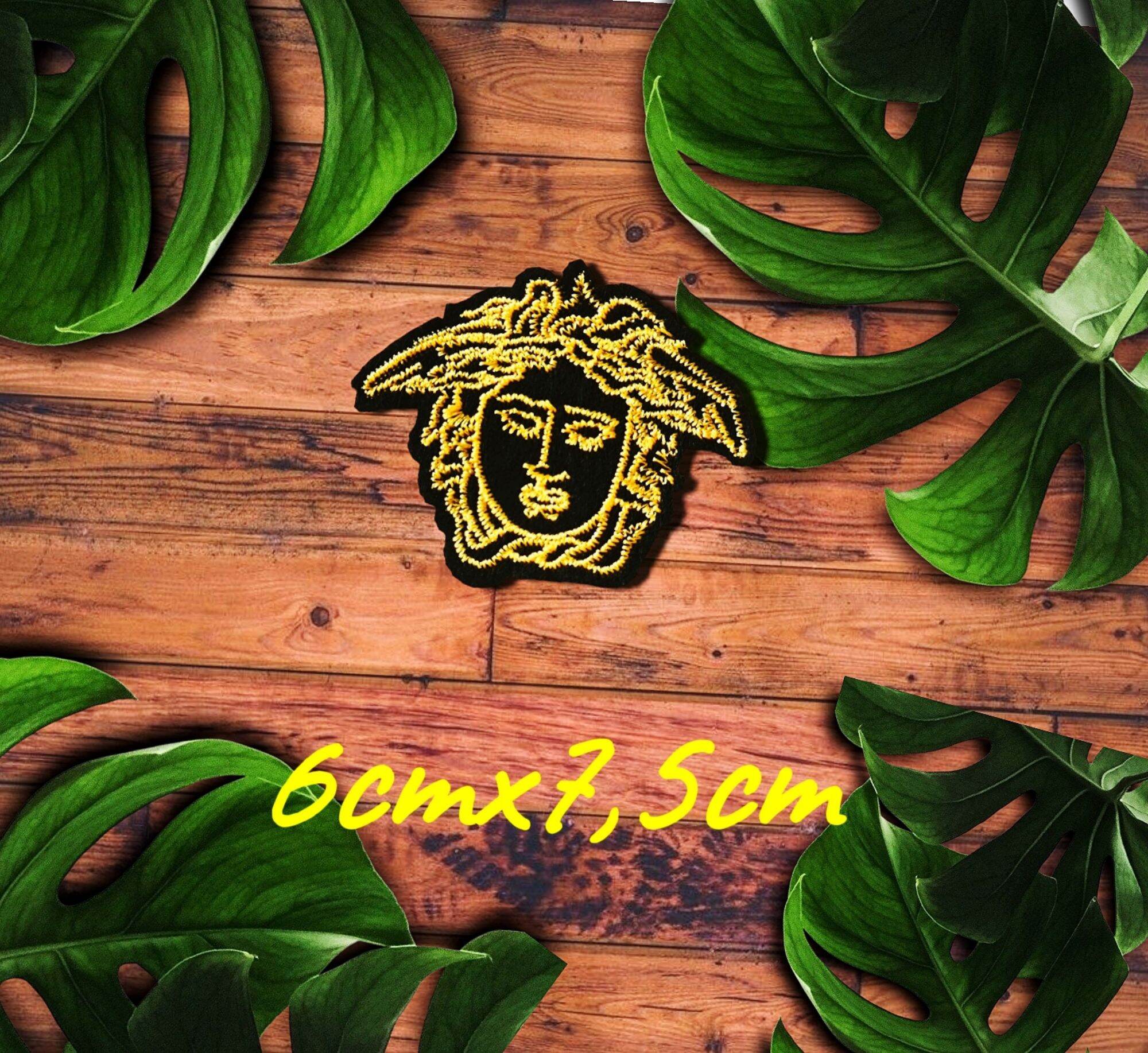 Sticker thêu vải tặng keo ủi hình thương hiệu v e r s a c e các loại trang trí quần jeans, áo thun , áo sơ mi , balo , túi xách nam nữ