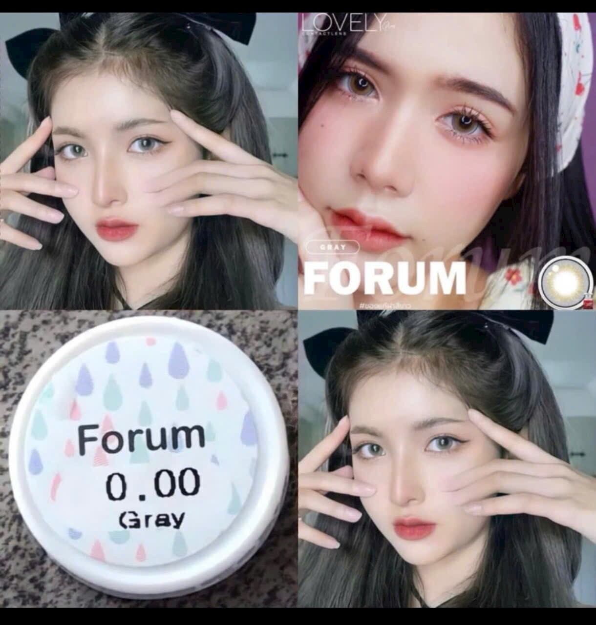 Cặp Lens Mắt Kính Áp Tròng Chính Hãng Tuyển Chọn Dùng 1 Năm [dễ đeo, ko cộm mắt] - Tô vẽ cho đôi mắt Nàng thêm thu hút quyến rũ, màu đẹp độc quyền