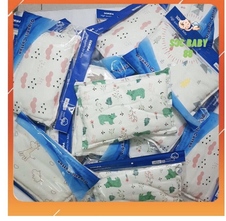 Gối xô sơ sinh dokma ds100, gối xô sơ sinh soc baby 88 cho bé