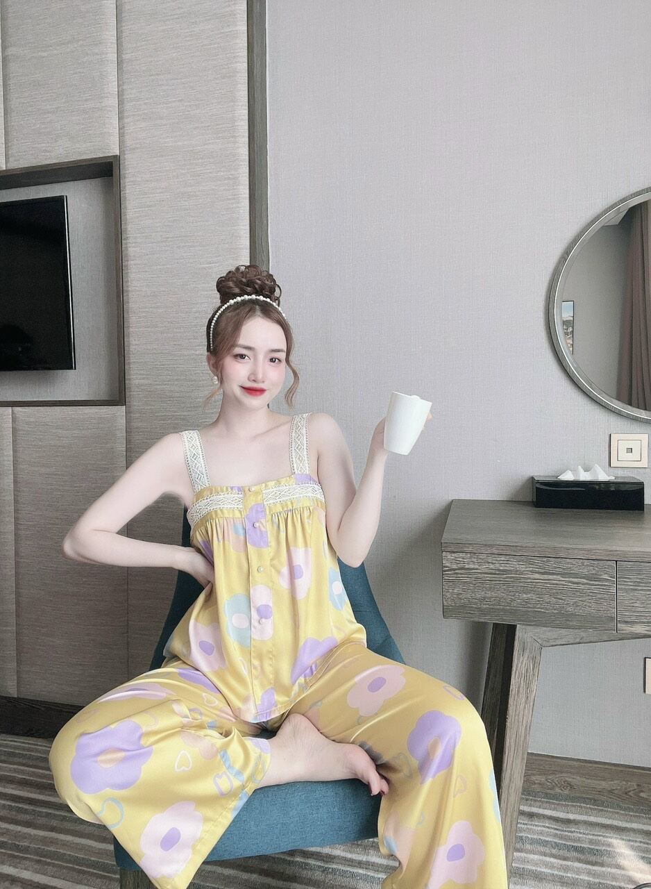 Bộ lụa mặc nhà siêu xinh