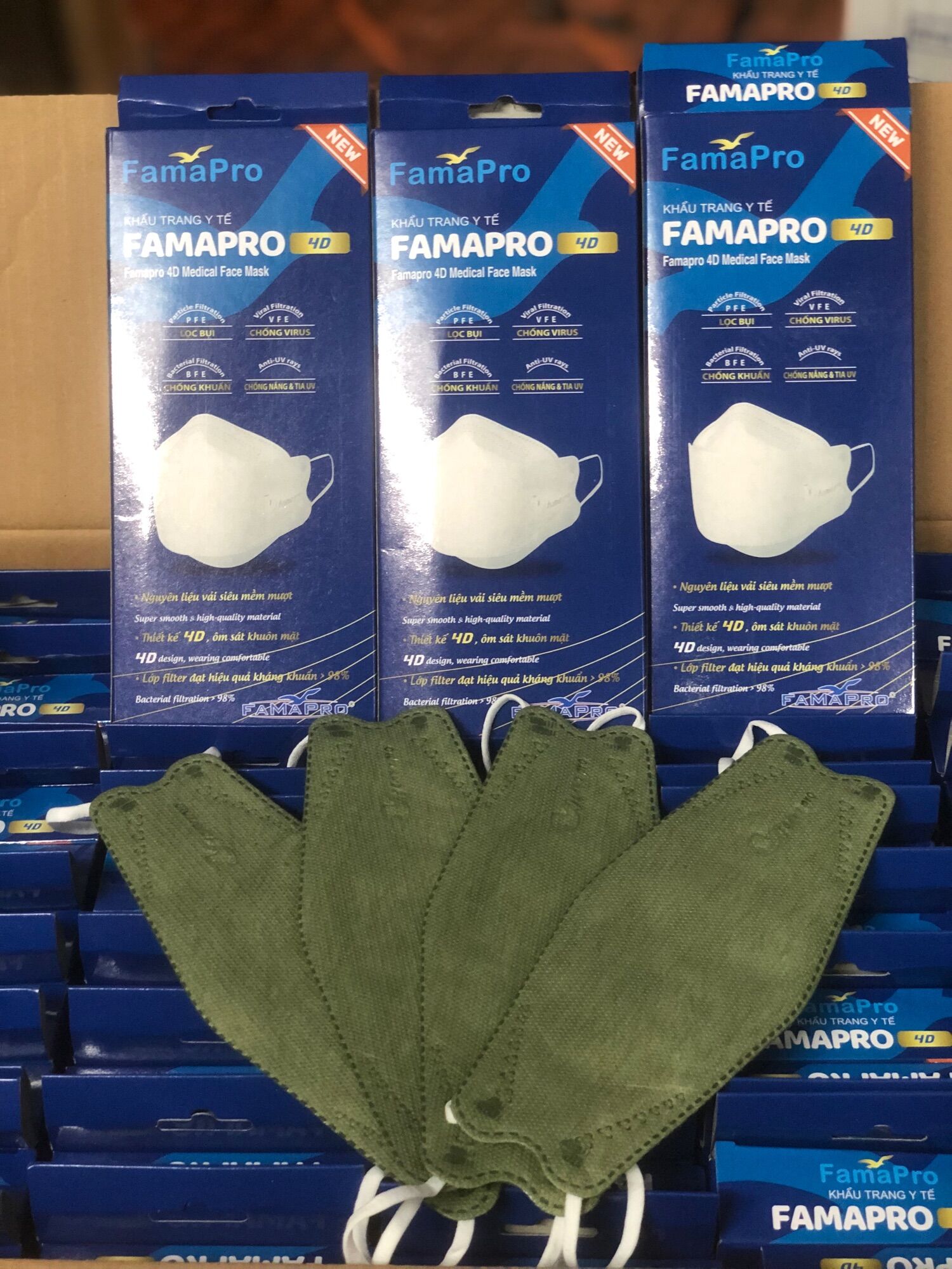 Khẩu trang kf94 famapro/pt- hàng chính hãng