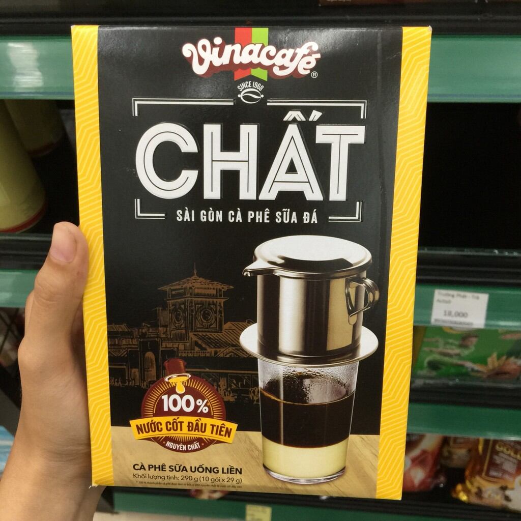 Combo 10 Hộp Cà Phê Chất Vinacafe Thơm Ngon (100gói x 29gam) DATE MỚI