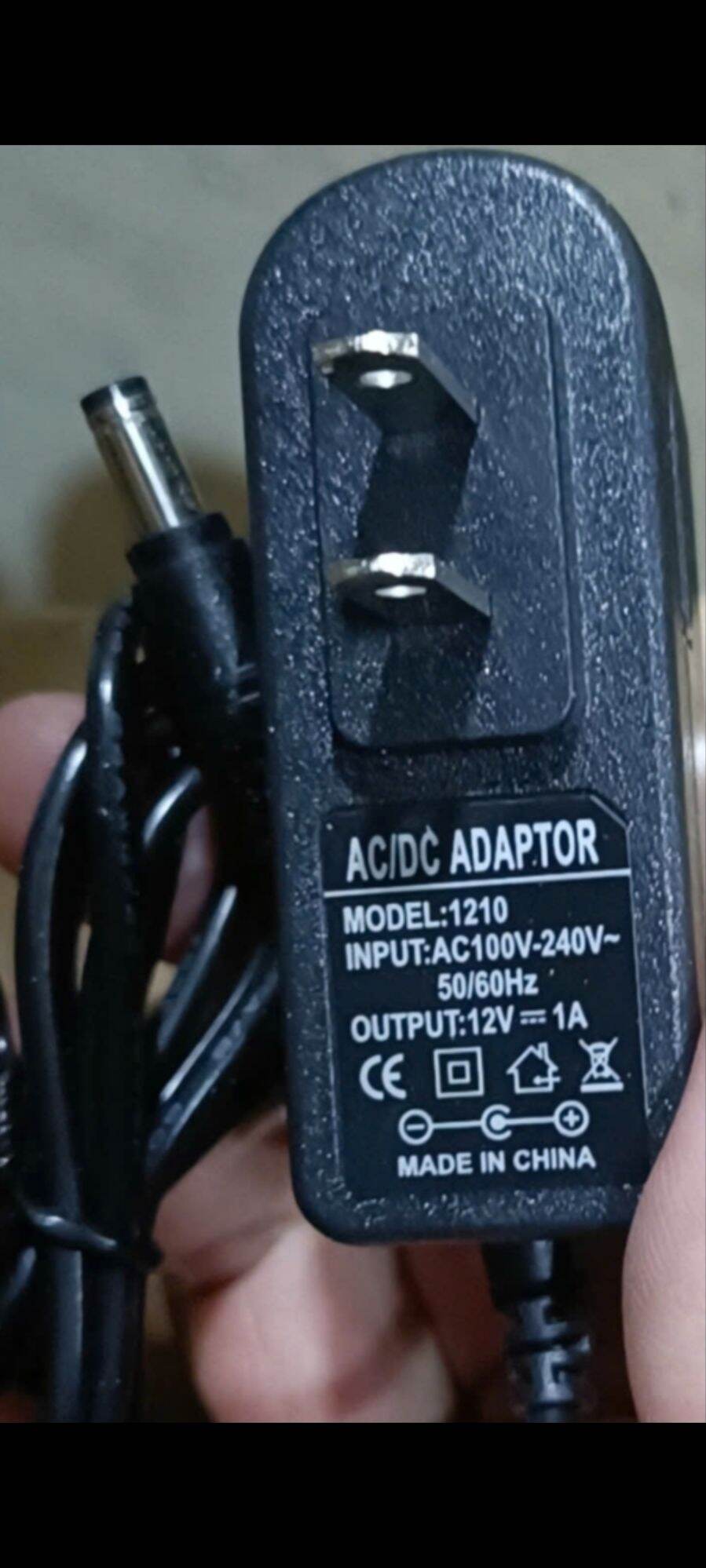Nguồn Adapter adaptor 12v1a đến led DGR 5.5*2.5mm