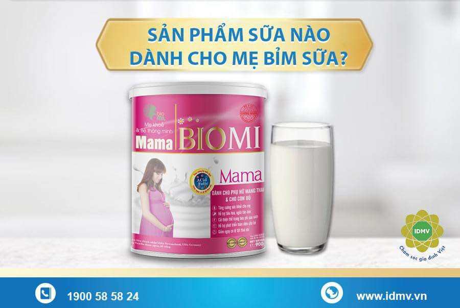 Sữa Bột Biomi Mama Lon 900g