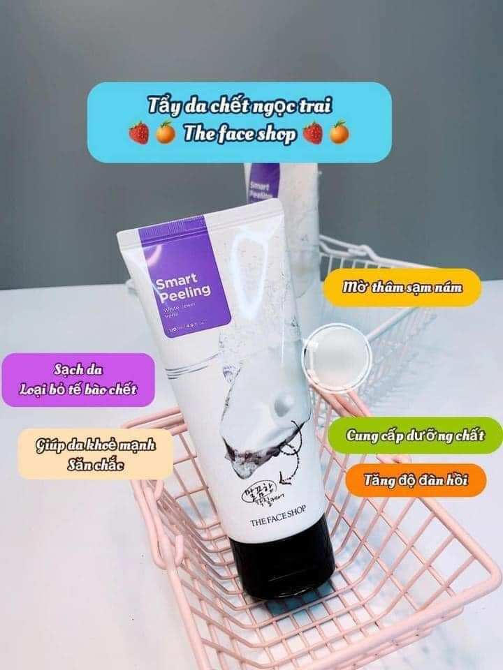 Tẩy da chết ngọc trai the face shop 💦 💦.