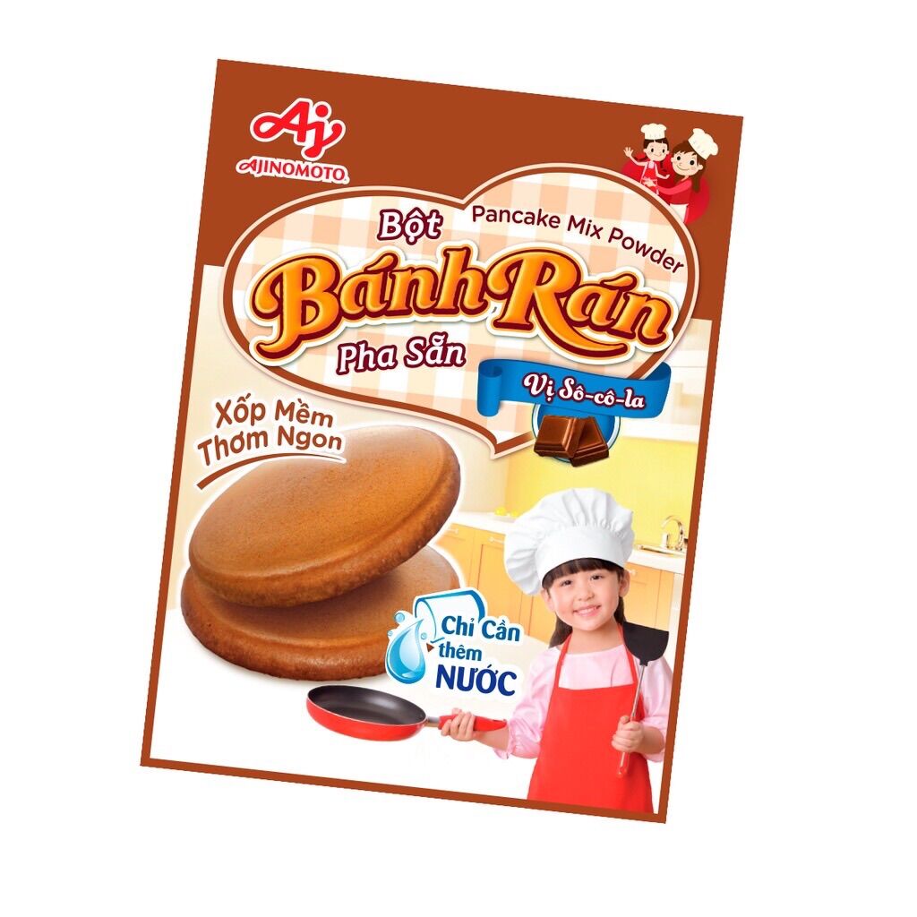 BỘT BÁNH RÁN DOREMON AJINOMOTOR VỊ SOCOLA GÓI 200GR