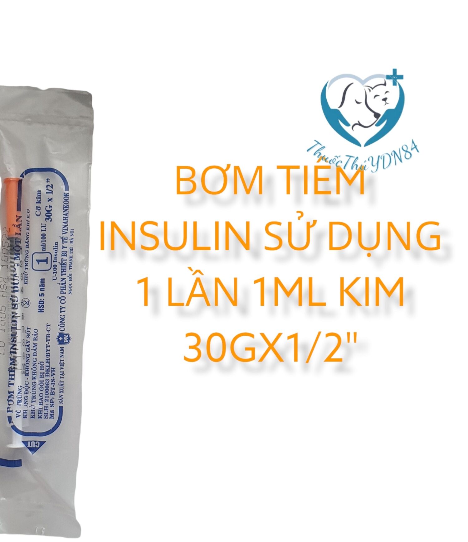 Kim tiêm vô trùng tiêm insulin 1ml dùng cho gà đá