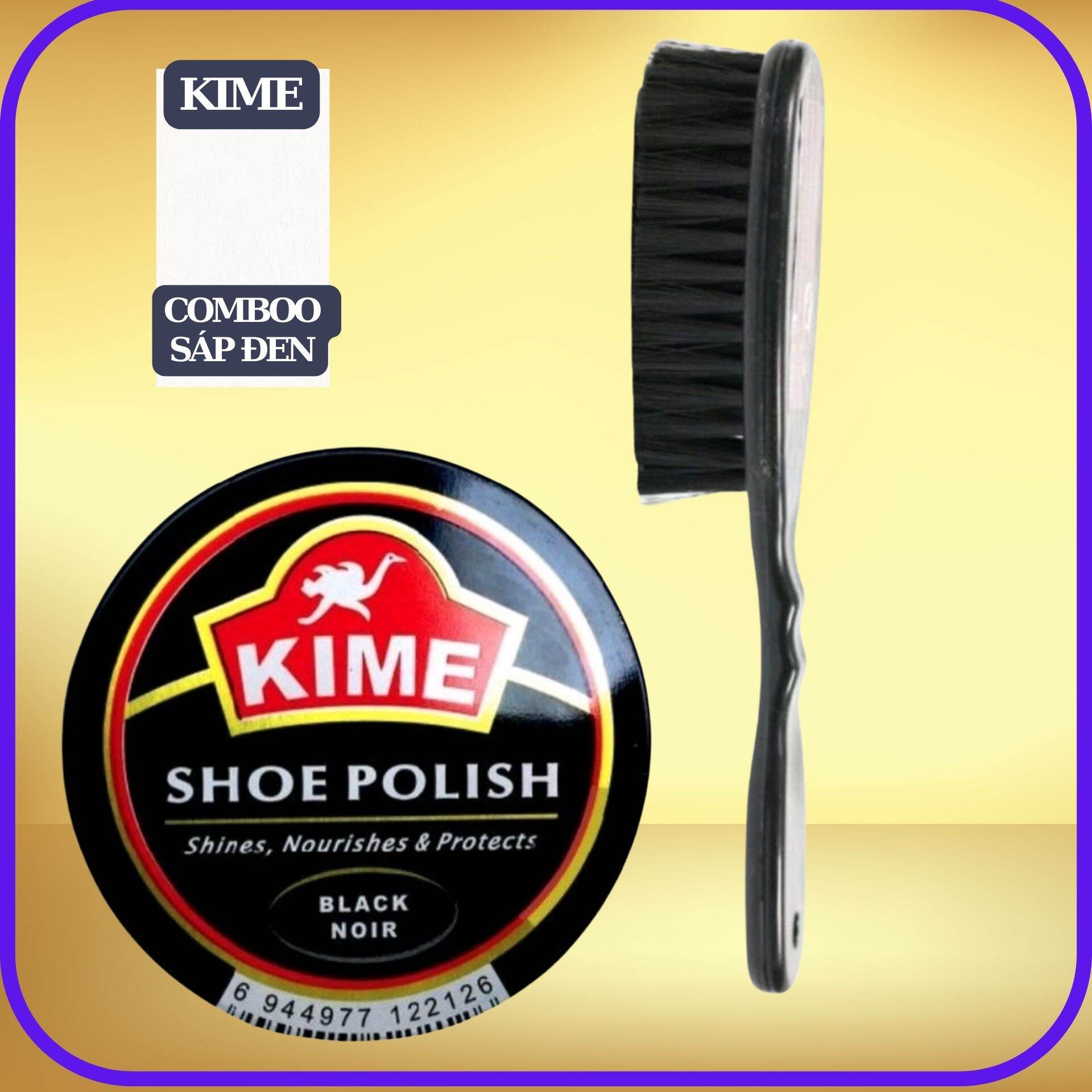 Xi đánh giầy da kime sáp đánh bóng tiện lợi làm bóng da các vết xước.