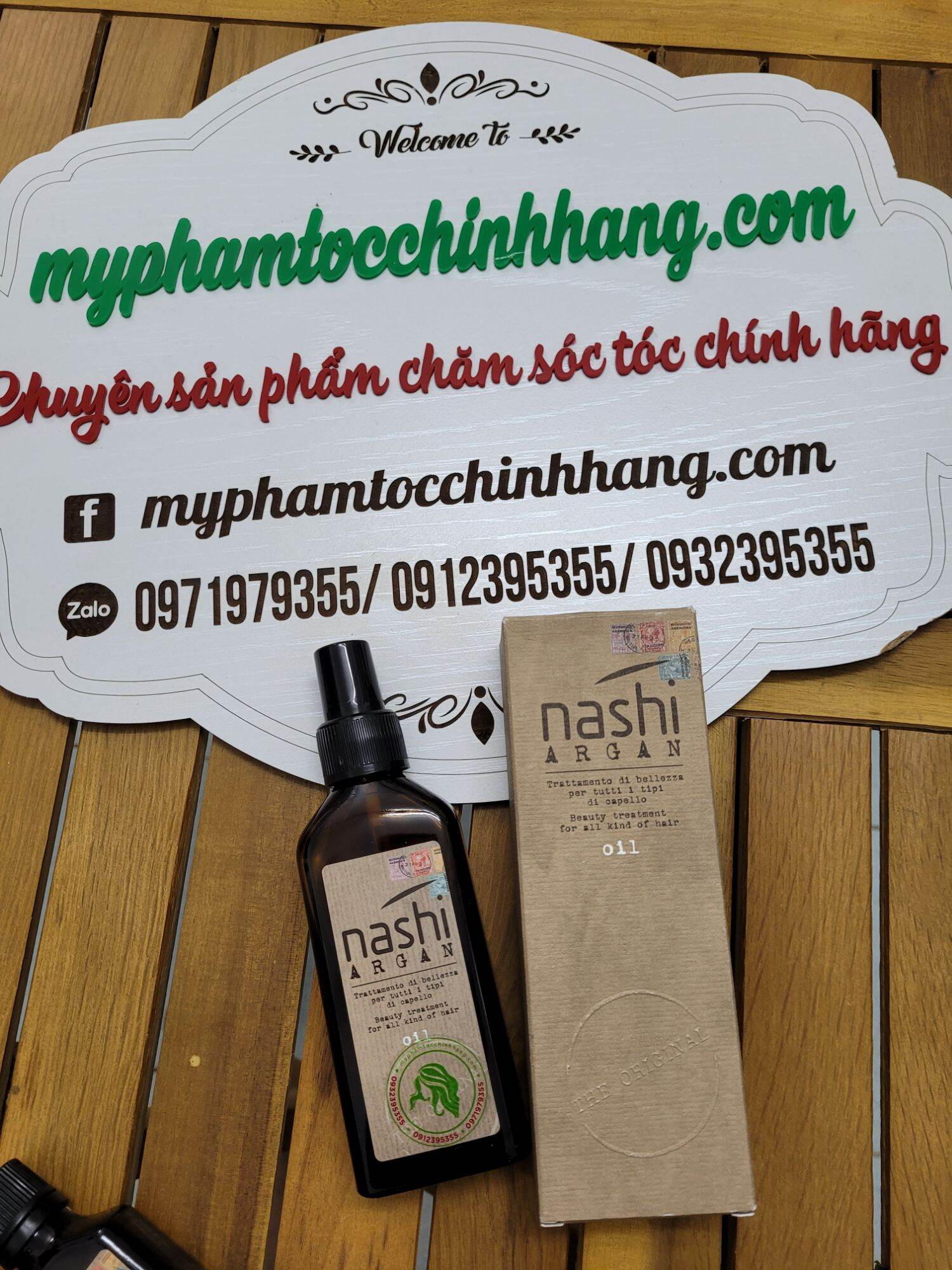 Tinh dầu dưỡng tóc Nashi argan 30ml - 100ml