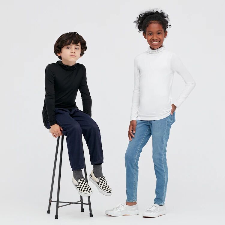 Áo giữ nhiệt Kids uniqlo cổ lọ/cao cổ