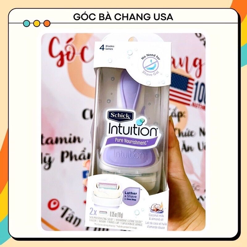🪒 DAO CẠO SCHICK INTUITION ĐẦU BƠ KÈM REFILL