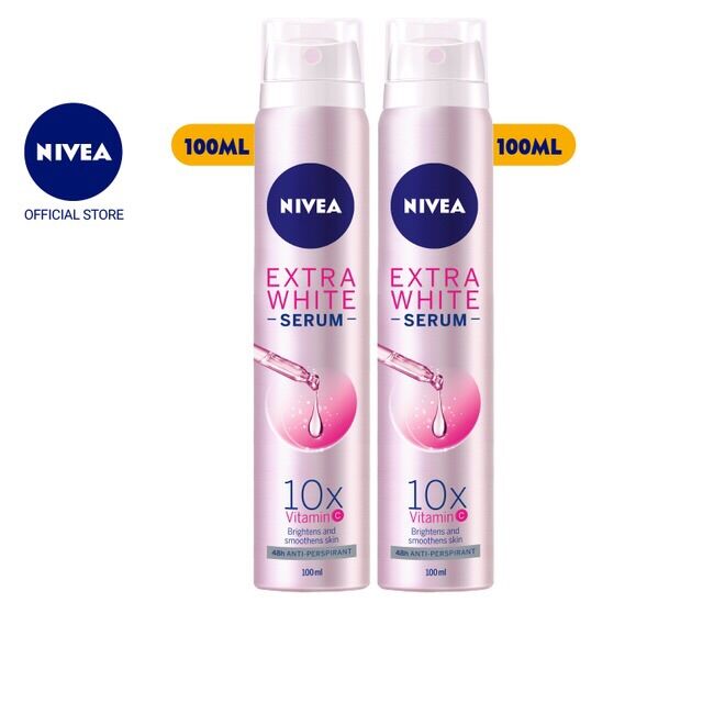 [HCM]Combo 2 chai xịt khử mùi tinh chất serum NIVEA(100ml)