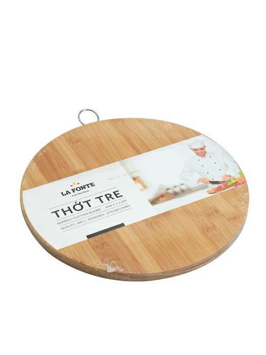 Thớt Tre La Fonte 23x2x23cm - 180657