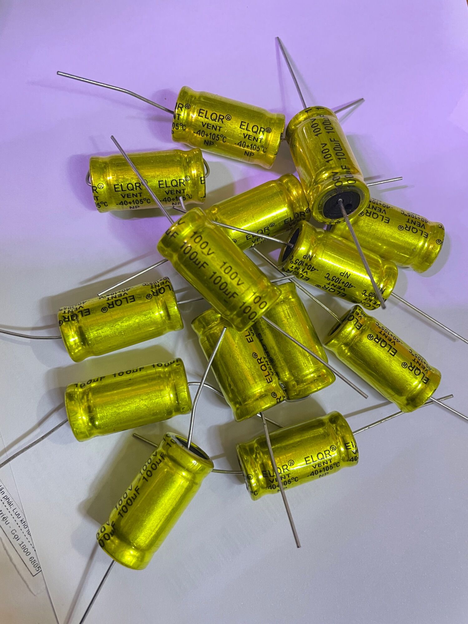 Set 5 tụ không phân cực 100m 100v