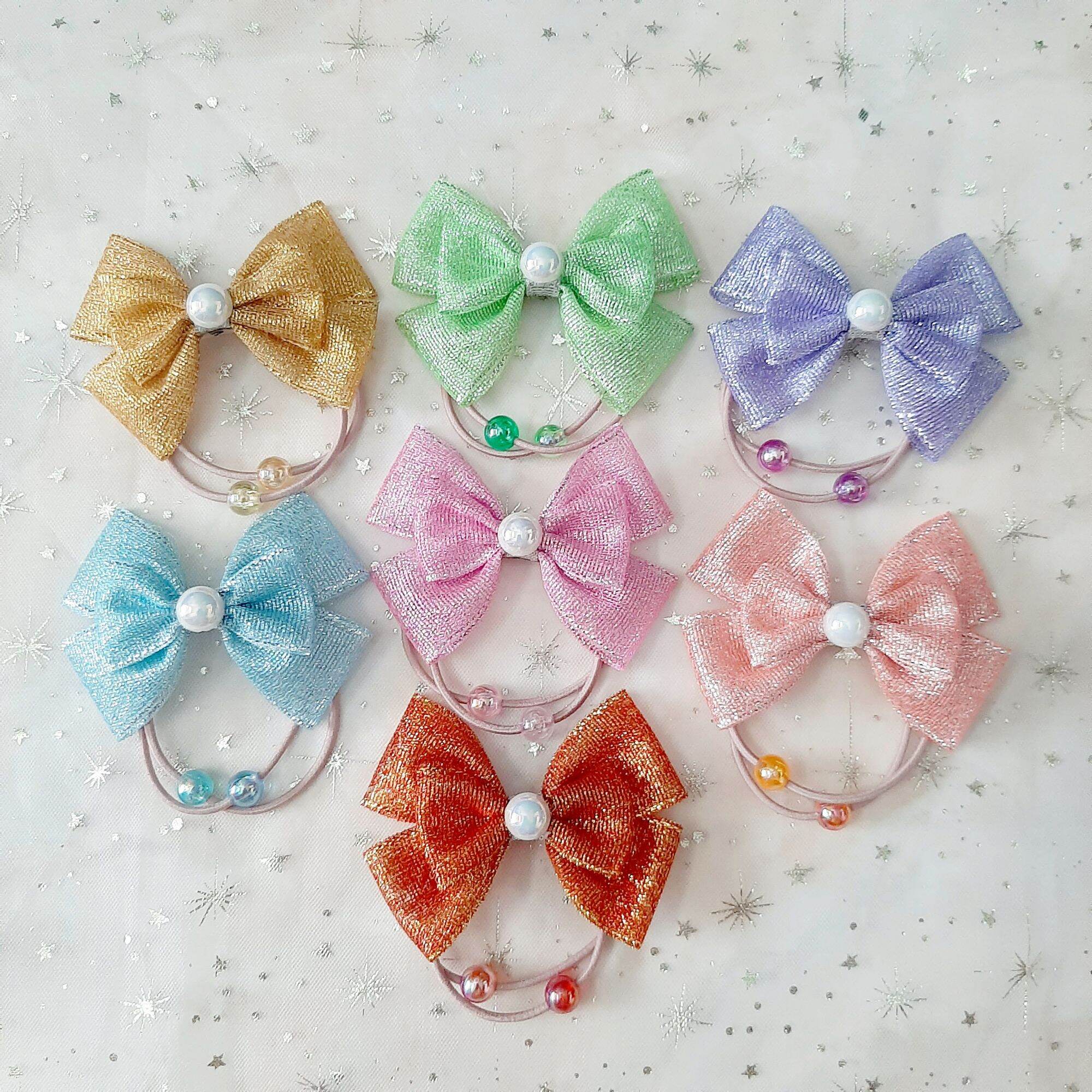 Cột tóc nơ kim tuyến (mua 9 tặng 1)