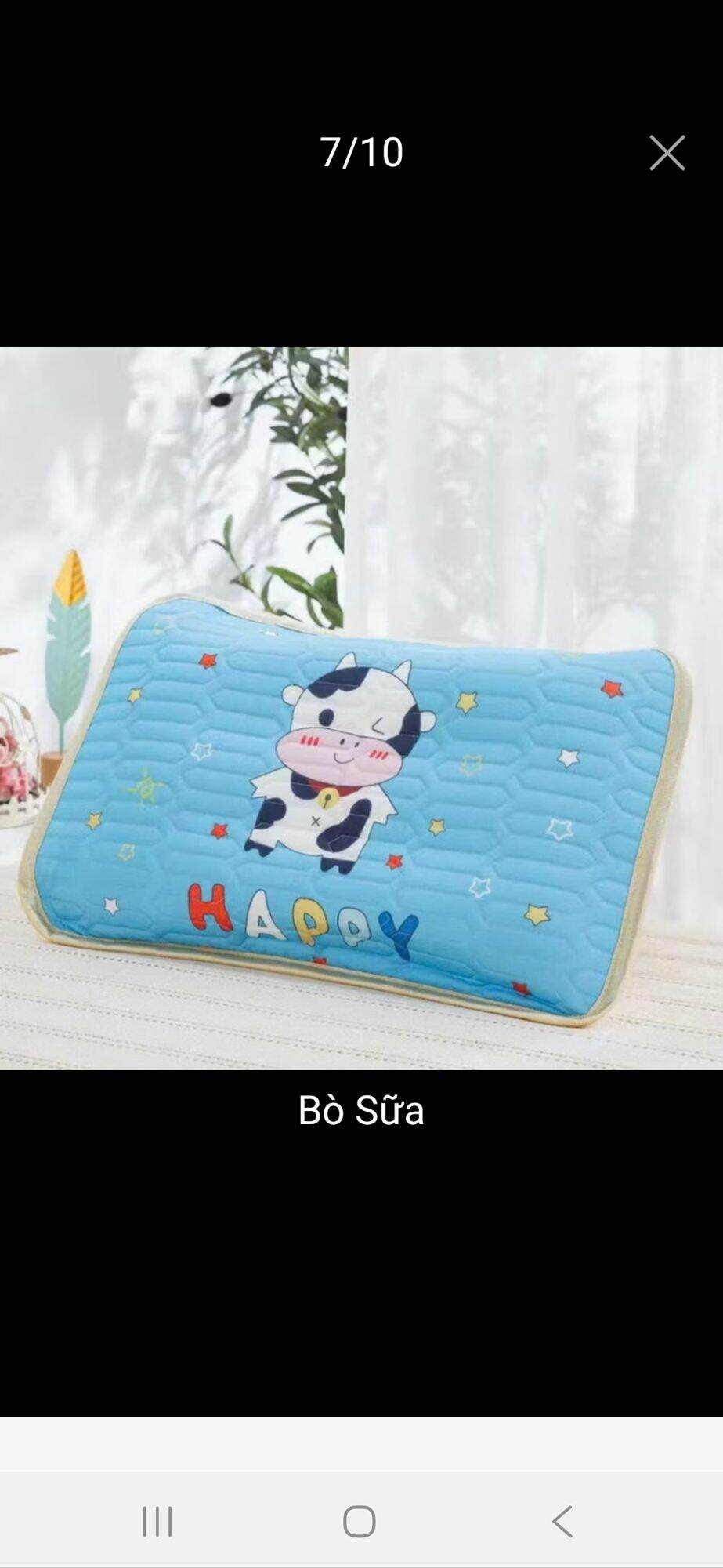 Gối Điều Hoà Hình Ngộ Nghĩnh Đáng Yêu Cho Bé - Mẫu 2 Lớp Kèm Vỏ Gối Kích Thước 30*50cm