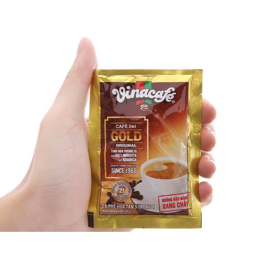 Cà phê sữa VinaCafe Gold Original 480g ( 24 gói x 20g )