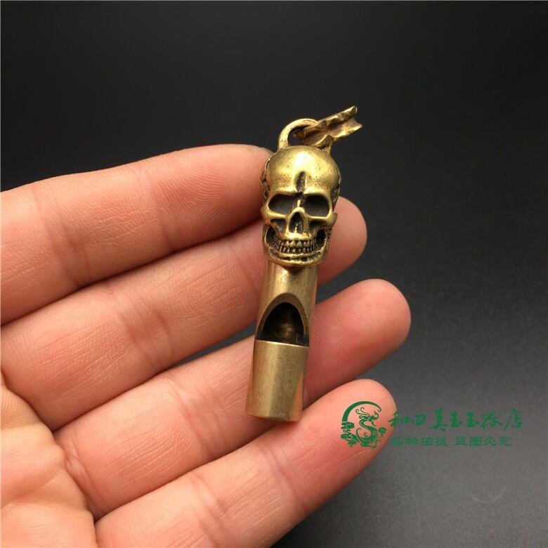 còi đồng edc hình đầu lâu độc đáo