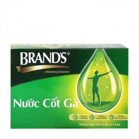 Nước Cốt Gà Brands (2 Lốc 12 Lọ X 42Ml)