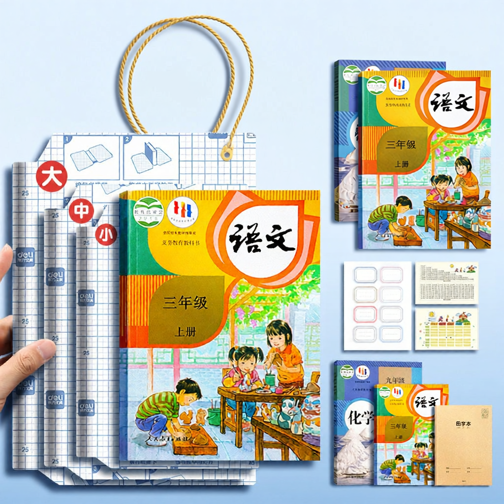 deli | Bìa Sách Dán Trong Suốt cho Học Sinh Tiểu Học