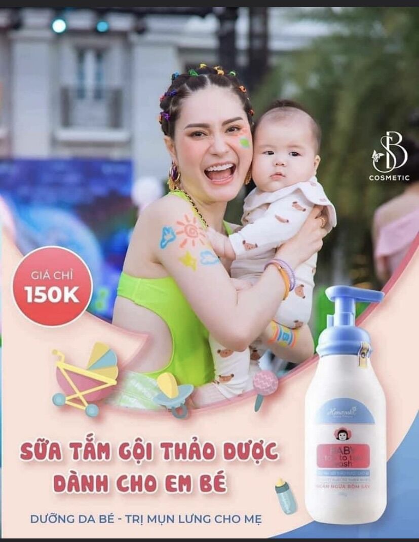 Sữa tắm em bé Hanayuki