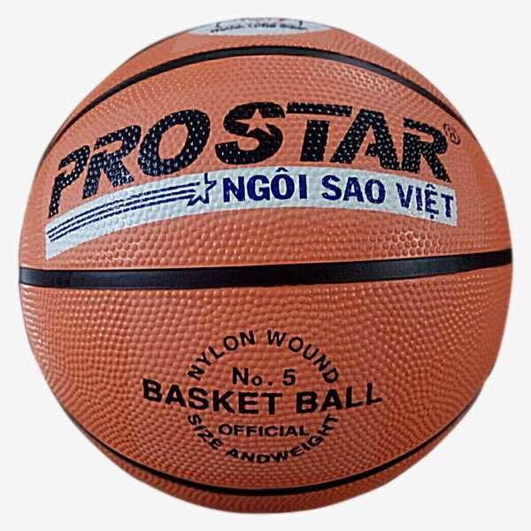 Quả bóng rổ Prostar cao su số 3,5,6,7 ( Tặng kim + Túi lưới)
