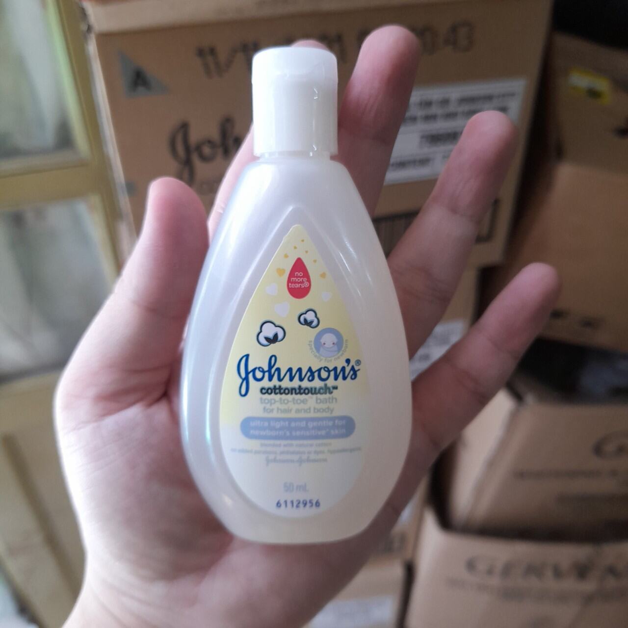 Tắm gội Johnson Baby 50ml