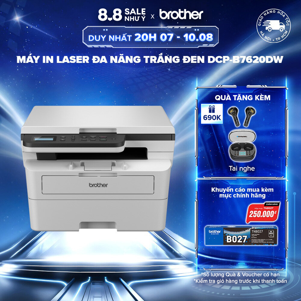 Máy in laser đa năng trắng đen DCP-B7620DW