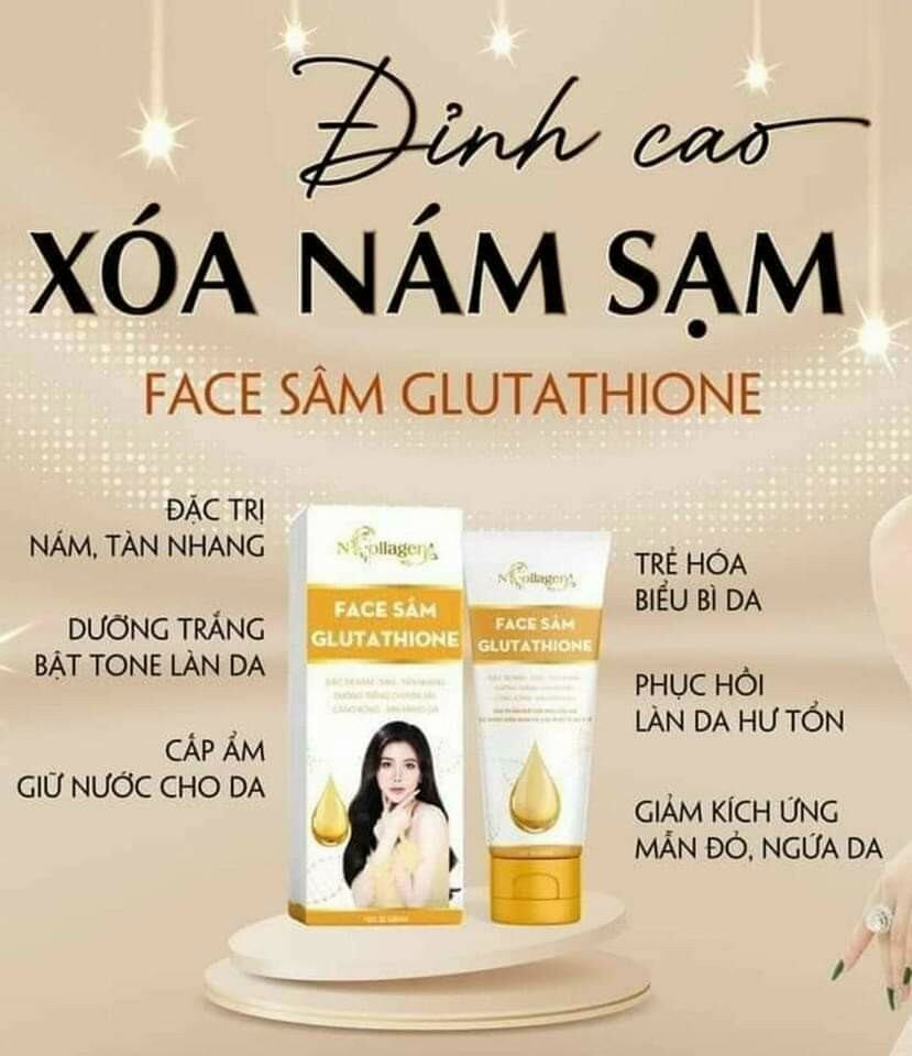 Face sâm glutathione mới