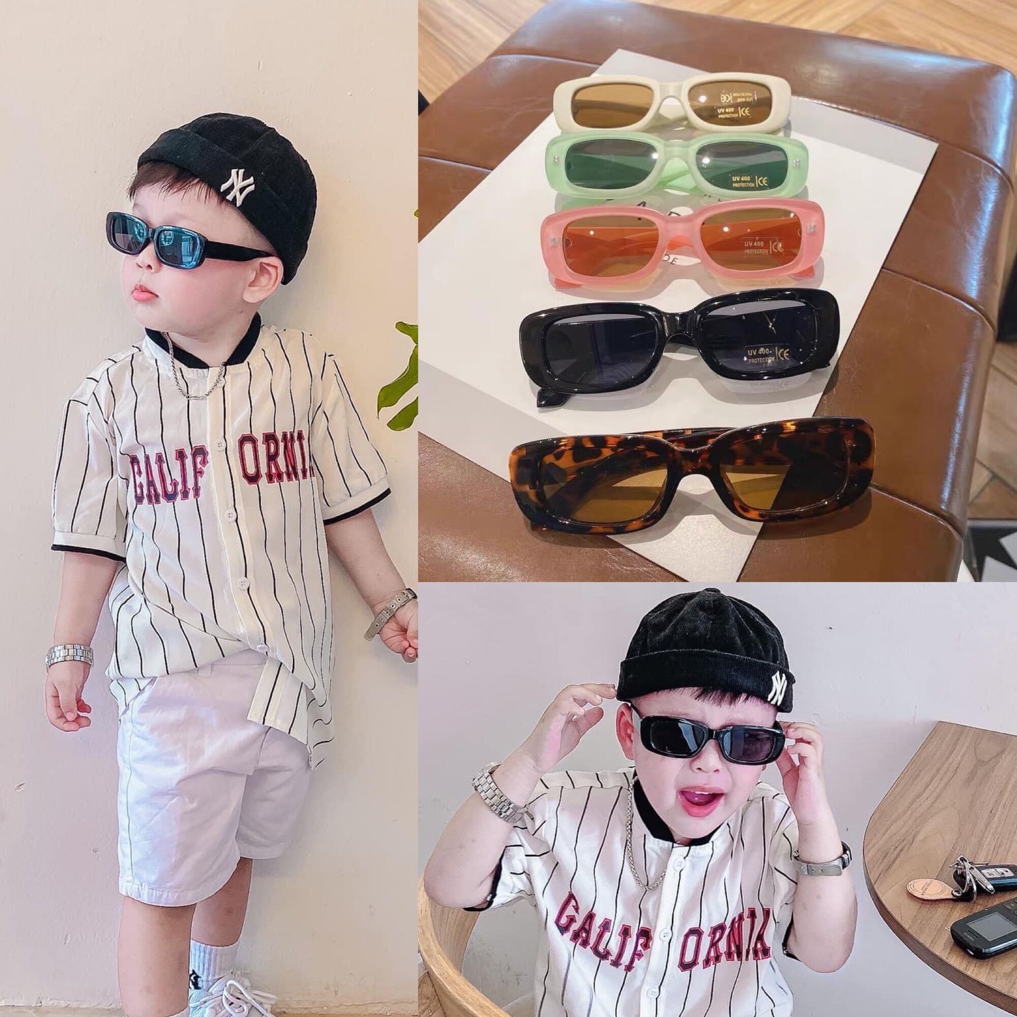 Kính dâm chống UV bé trai bé gái