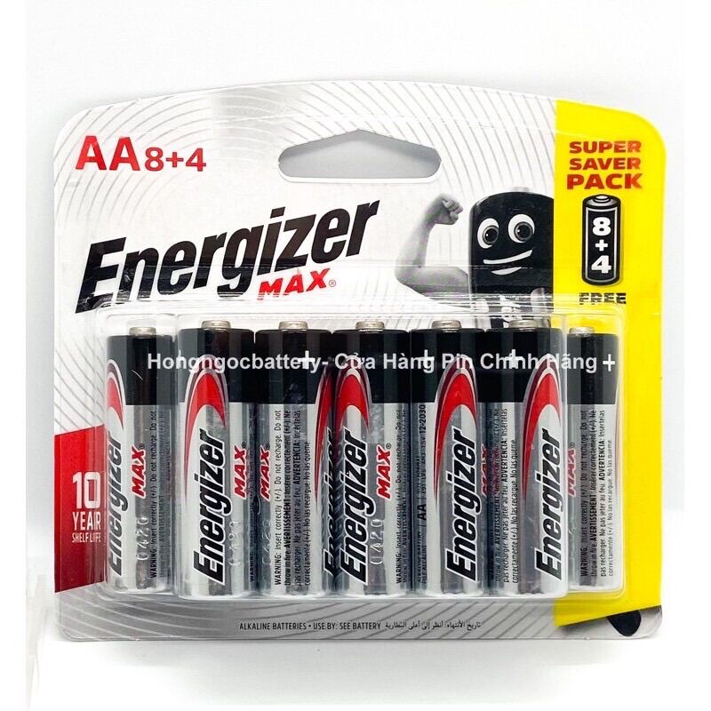 Pin aa - pin energizer 1,5v siêu bền - hàng chính hãng