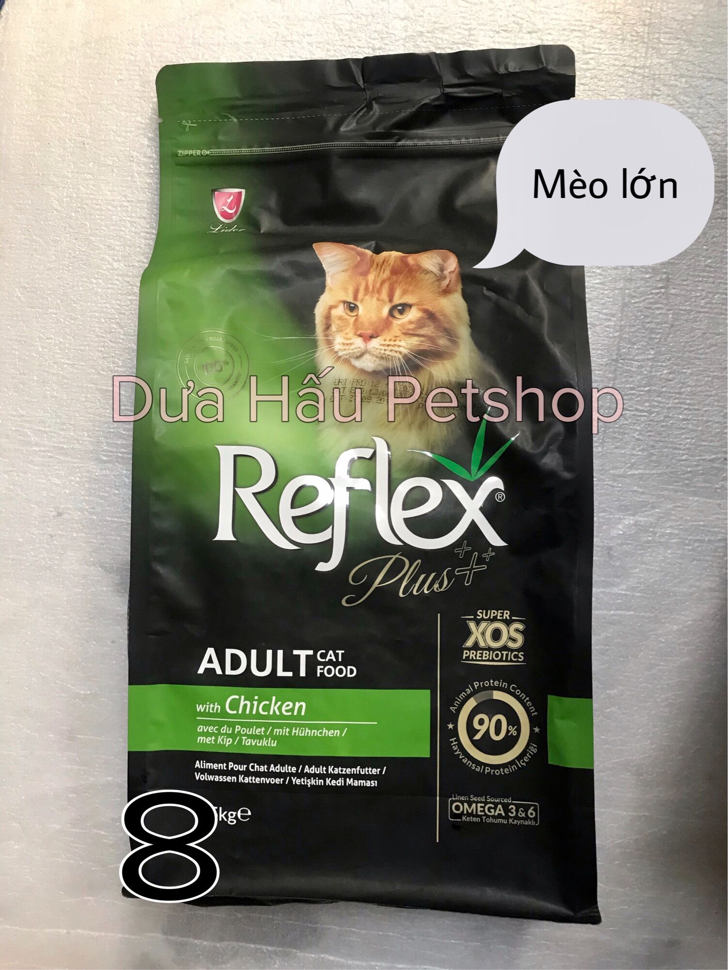 Thức ăn Hạt Reflex 8,15kg Reflex - Dưa Hấu Petshop