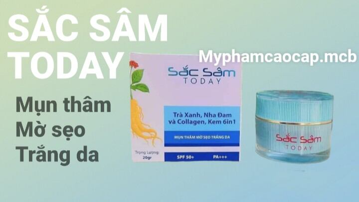 Kem sắc sâm today mụn thâm mờ sẹo trắng da 20g