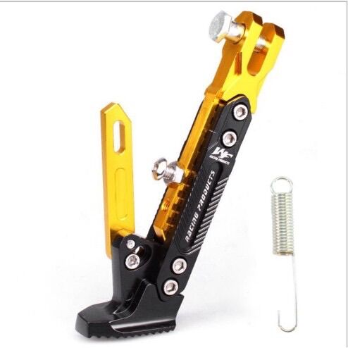 Chân chống Racing CNC màu vàng