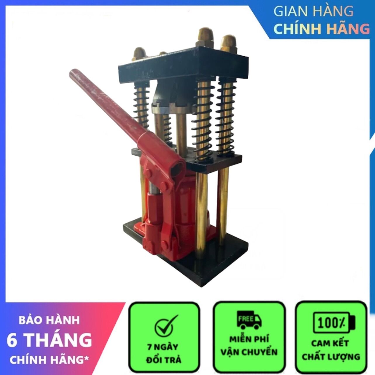 Máy Bấm Đầu Cốt Dây Phi 8.5mm - 14mm. Máy Ép Dây Thuỷ Lực [ Tặng Kèm 5 Bộ Đầu Ép Cốt ]