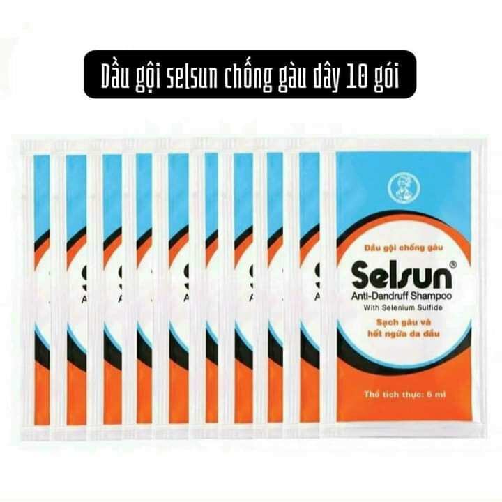 Dầu gội selsun chống gàu gói 5ml 
Date : 2024