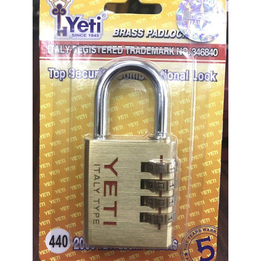 Khoá số thau 4p - chính hãng