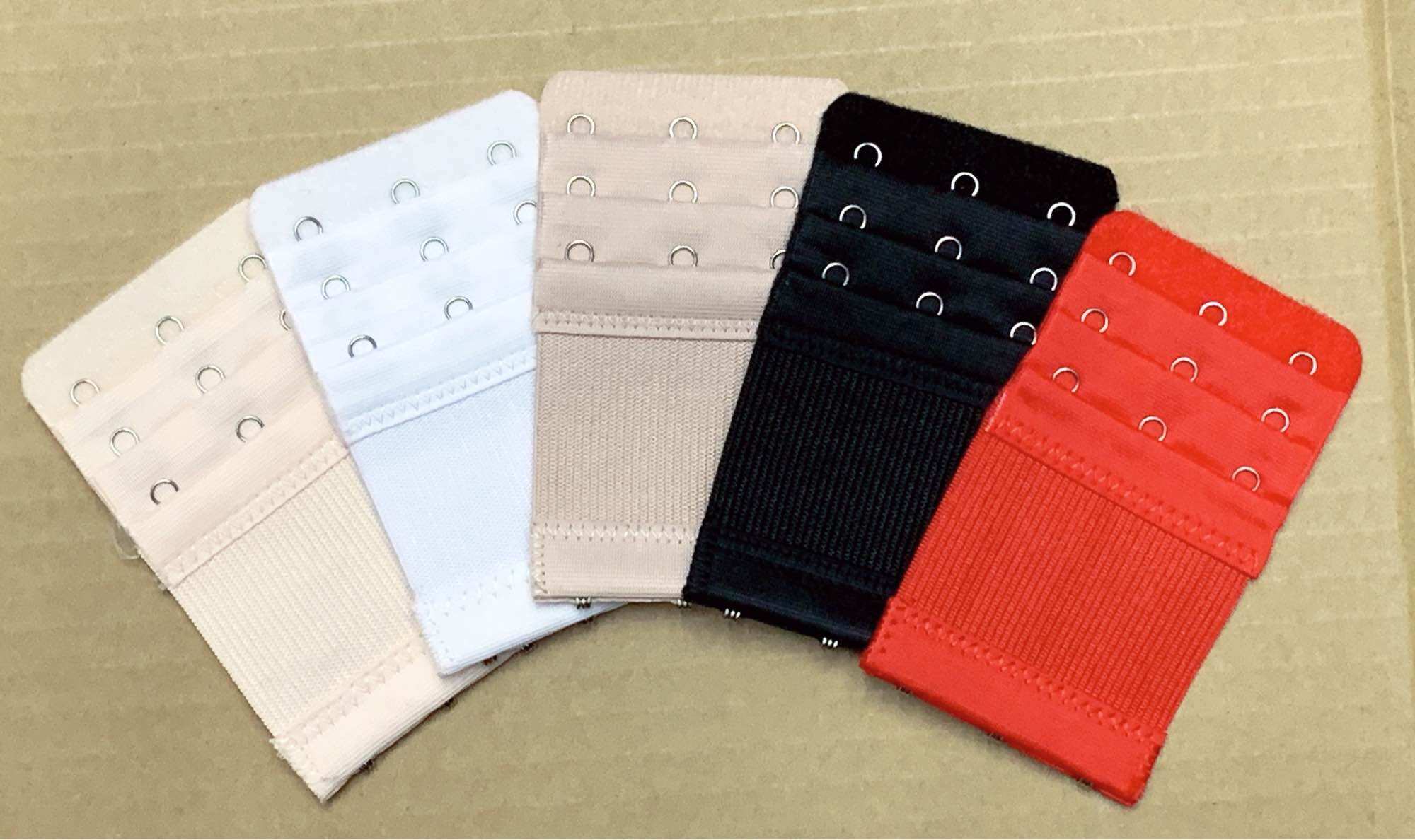 1 miếng nối áo ngực 3 móc có thun, bản 4,5cm và 5,5cm.