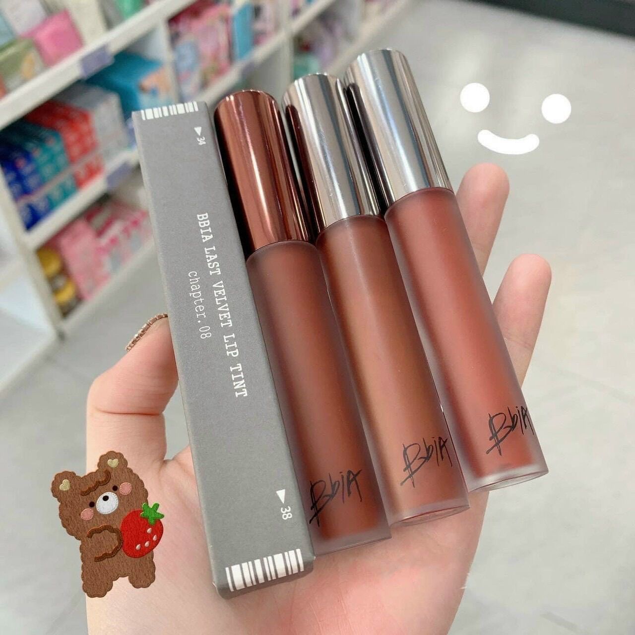Son kem lì bbia last velvet lip tint hàn quốc