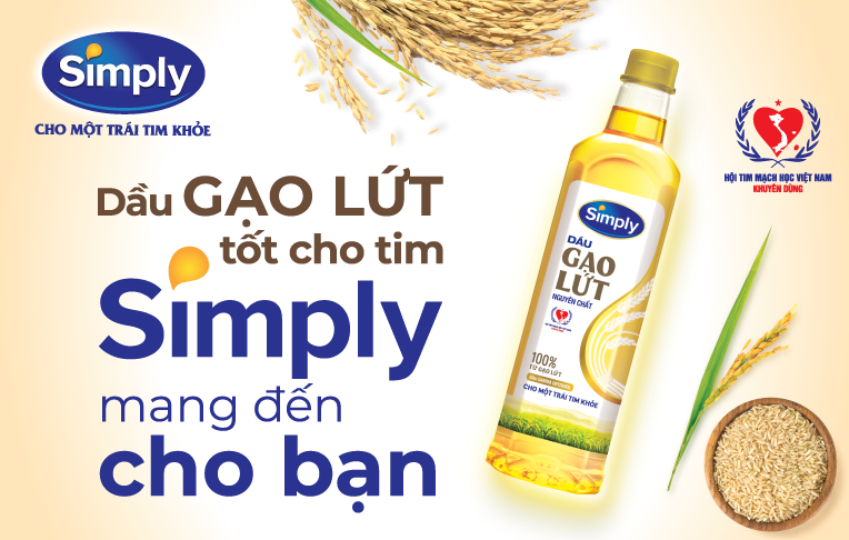 Dầu Gạo Lứt Simply 1L ( Combo 2 chai 1L)
