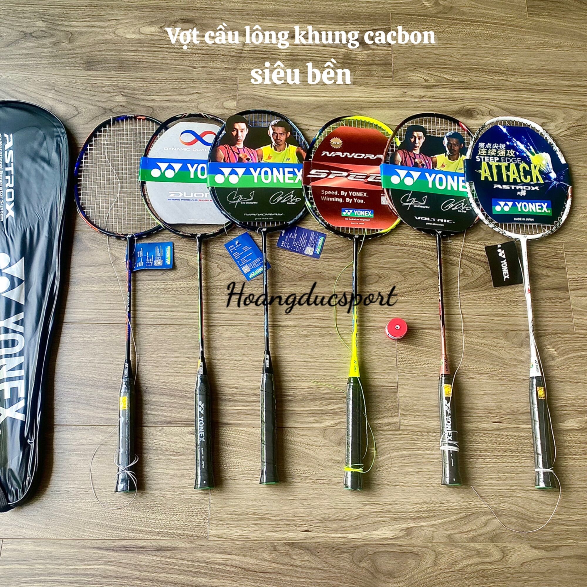 Vợt cầu lông yonex khung cacbon siêu hot