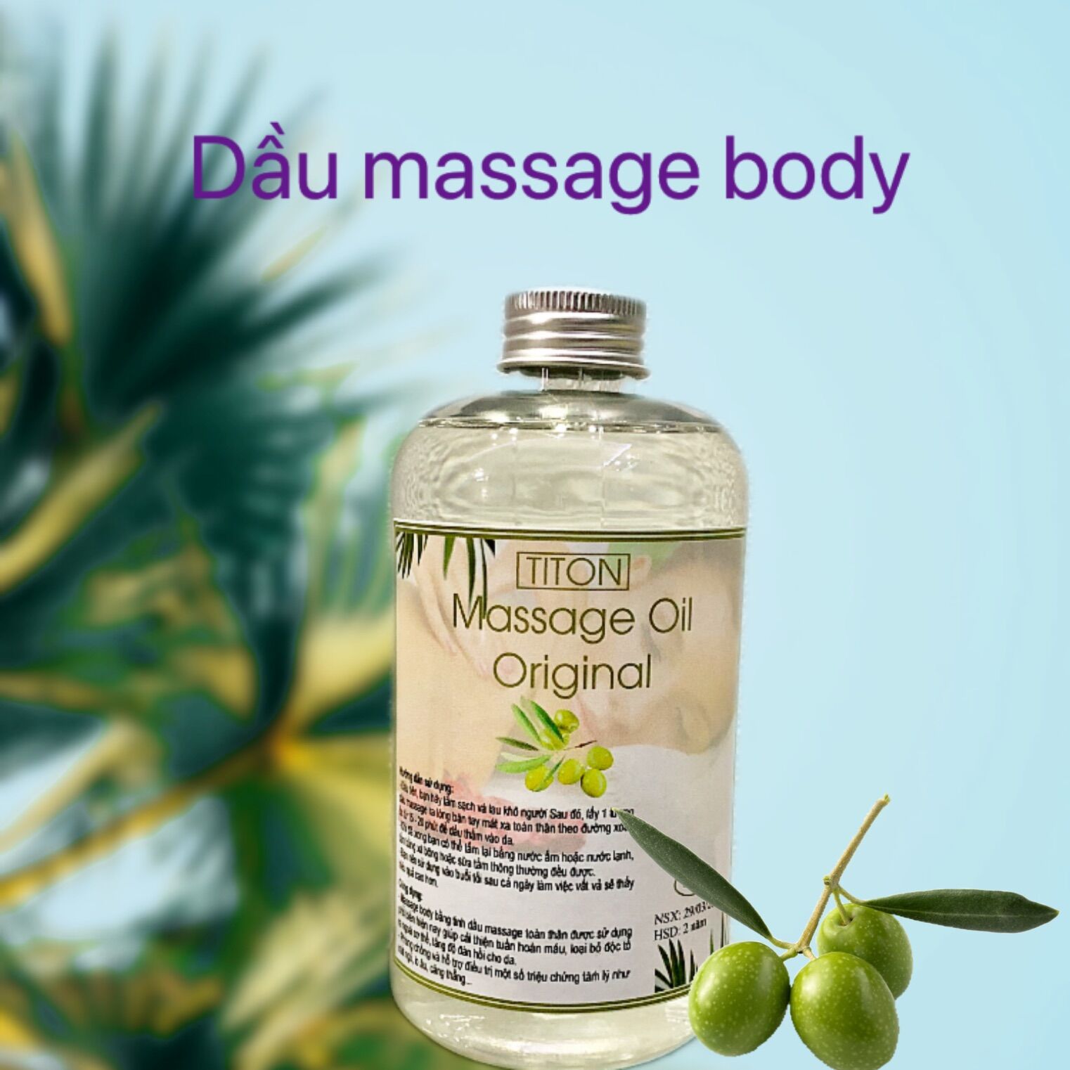 Tinh Dầu Massage BODY Không Màu 500ml