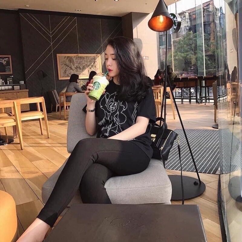 Quần legging MIA chất cotton co dãn thoải mái